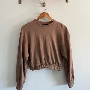 Zara crop sweater